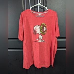 Vintage Snoopy Christmas men's shirt 2XL